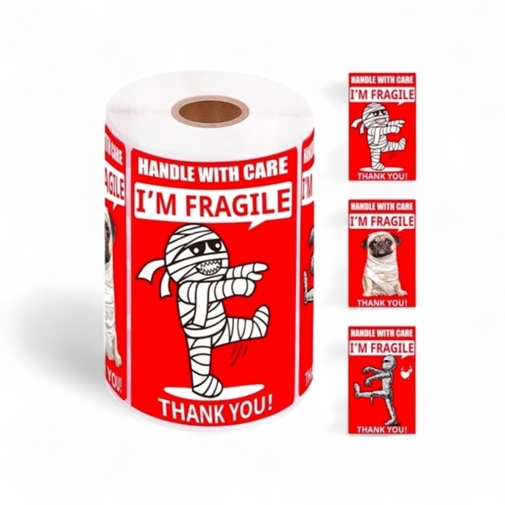 "I'm Fragile" Handle With Care Stickers 16ct